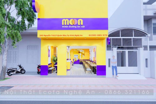 Thiết Kế Thi Công Quán Ăn Vặt Tại TP Vinh Nghệ An